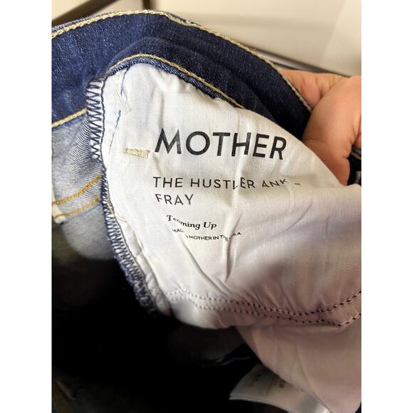 Mother The Hustler Ankle Fray Jeans size 27 - Picture 6 of 7